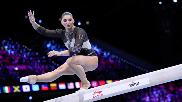Foto IPP Simone Ferraro Rotterdam 21 ottobre 2026 54th Artistic Gymnastics World Championships Nella foto ESPOSITO Manila ITA Italy Photo Press - World Copyrights italy ITALY  Copyright: xR4924_italyphotopressx