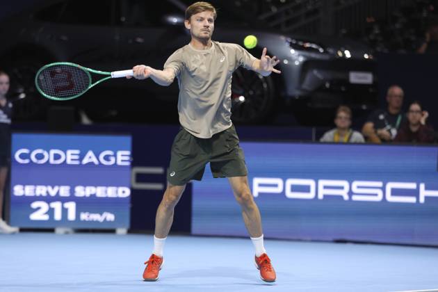 Goffin v Michelsen BNP Paribas Fortis European Open Tennis - 22 10 2026 BRUSSELS, BELGIUM - OCTOBER 22 : David Goffin (BEL) playing against Alex Michelsen (USA) during the BNP Paribas Fortis European Open Round of 16 pictured on October 22, 2026 in Brussels, Belgium, 22 10 2026 Brussels Belgium  Copyright: xXpix