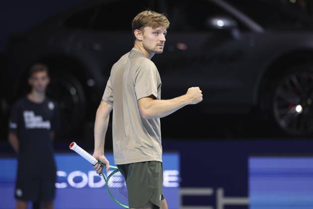 Goffin v Michelsen BNP Paribas Fortis European Open Tennis - 22 10 2026 BRUSSELS, BELGIUM - OCTOBER 22 : David Goffin (BEL) playing against Alex Michelsen (USA) during the BNP Paribas Fortis European Open Round of 16 pictured on October 22, 2026 in Brussels, Belgium, 22 10 2026 Brussels Belgium  Copyright: xXpix