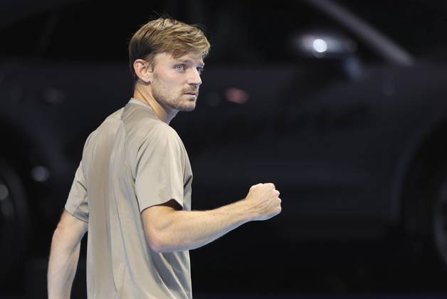 Goffin v Michelsen BNP Paribas Fortis European Open Tennis - 22 10 2026 BRUSSELS, BELGIUM - OCTOBER 22 : David Goffin (BEL) playing against Alex Michelsen (USA) during the BNP Paribas Fortis European Open Round of 16 pictured on October 22, 2026 in Brussels, Belgium, 22 10 2026 Brussels Belgium  Copyright: xXpix