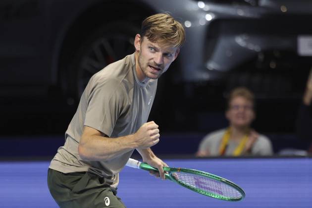 Goffin v Michelsen BNP Paribas Fortis European Open Tennis - 22 10 2026 BRUSSELS, BELGIUM - OCTOBER 22 : David Goffin (BEL) playing against Alex Michelsen (USA) during the BNP Paribas Fortis European Open Round of 16 pictured on October 22, 2026 in Brussels, Belgium, 22 10 2026 Brussels Belgium Copyright: xXpix