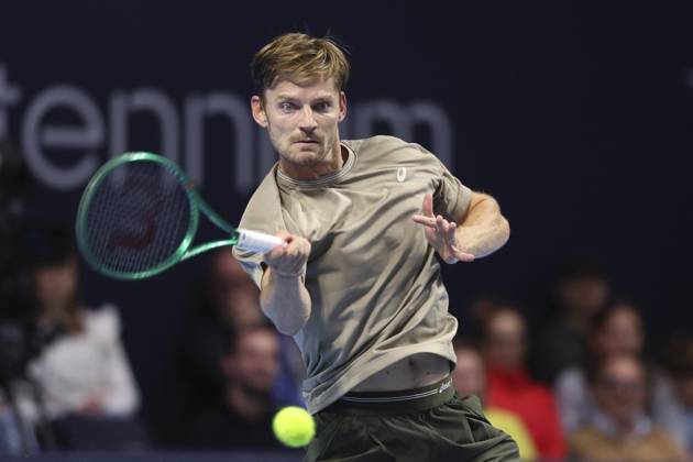 Goffin v Michelsen BNP Paribas Fortis European Open Tennis - 22 10 2026 BRUSSELS, BELGIUM - OCTOBER 22 : David Goffin (BEL) playing against Alex Michelsen (USA) during the BNP Paribas Fortis European Open Round of 16 pictured on October 22, 2026 in Brussels, Belgium, 22 10 2026 Brussels Belgium  Copyright: xXpix