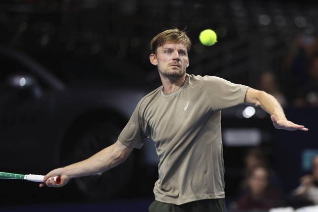 Goffin v Michelsen BNP Paribas Fortis European Open Tennis - 22 10 2026 BRUSSELS, BELGIUM - OCTOBER 22 : David Goffin (BEL) playing against Alex Michelsen (USA) during the BNP Paribas Fortis European Open Round of 16 pictured on October 22, 2026 in Brussels, Belgium, 22 10 2026 Brussels Belgium  Copyright: xXpix