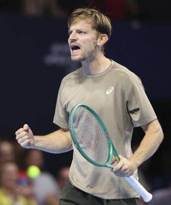Goffin v Michelsen BNP Paribas Fortis European Open Tennis - 22 10 2026 BRUSSELS, BELGIUM - OCTOBER 22 : David Goffin (BEL) playing against Alex Michelsen (USA) during the BNP Paribas Fortis European Open Round of 16 pictured on October 22, 2026 in Brussels, Belgium, 22 10 2026 Brussels Belgium Copyright: xXpix