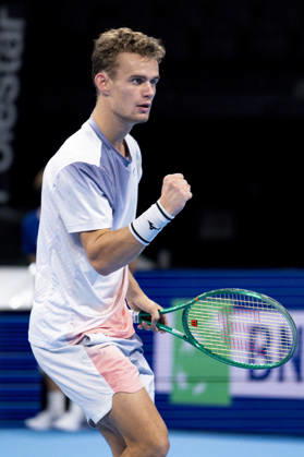 TENNIS : ATP, Tennis Herren 250 - Grand Prix Tennis AURA - Decines (France) 22 10 2026 Valentin Vacherot lost in three sets to Luca Van Assche during the tournament of the Auvergne Rhône-Alpes Grand Prix at the LDLC Arena in Décines on October 22, 2026. Photo Sandrine Thesillat PsNewZ  Copyright: xSandrinexTHESILLATx