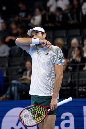 TENNIS : ATP, Tennis Herren 250 - Grand Prix Tennis AURA - Decines (France) 22 10 2026 Valentin Vacherot lost in three sets to Luca Van Assche during the tournament of the Auvergne Rhône-Alpes Grand Prix at the LDLC Arena in Décines on October 22, 2026. Photo Sandrine Thesillat PsNewZ  Copyright: xSandrinexTHESILLATx