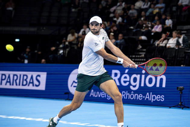 TENNIS : ATP, Tennis Herren 250 - Grand Prix Tennis AURA - Decines (France) 22 10 2026 Valentin Vacherot lost in three sets to Luca Van Assche during the tournament of the Auvergne Rhône-Alpes Grand Prix at the LDLC Arena in Décines on October 22, 2026. Photo Sandrine Thesillat PsNewZ  Copyright: xSandrinexTHESILLATx