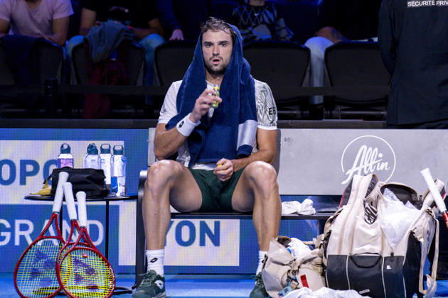 TENNIS : ATP, Tennis Herren 250 - Grand Prix Tennis AURA - Decines (France) 22 10 2026 Valentin Vacherot lost in three sets to Luca Van Assche during the tournament of the Auvergne Rhône-Alpes Grand Prix at the LDLC Arena in Décines on October 22, 2026. Photo Sandrine Thesillat PsNewZ  Copyright: xSandrinexTHESILLATx