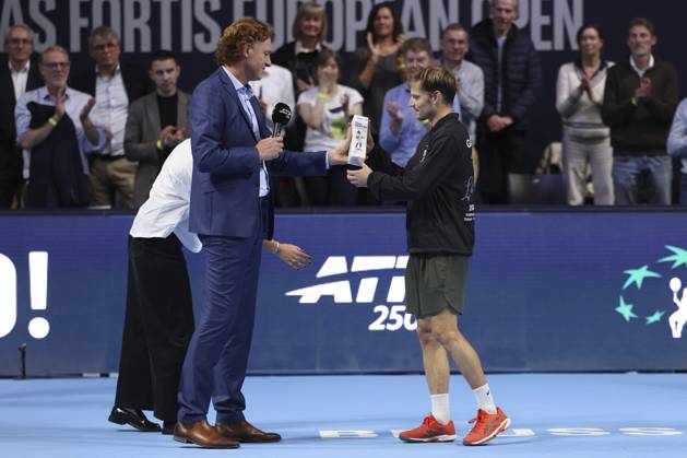 Goffin v Michelsen BNP Paribas Fortis European Open Tennis - 22 10 2026 BRUSSELS, BELGIUM - OCTOBER 22 : Last match and end of career for David Goffin (BEL) during the BNP Paribas Fortis European Open Round of 16 pictured on October 22, 2026 in Brussels, Belgium, 22 10 2026 Brussels Belgium  Copyright: xXpix