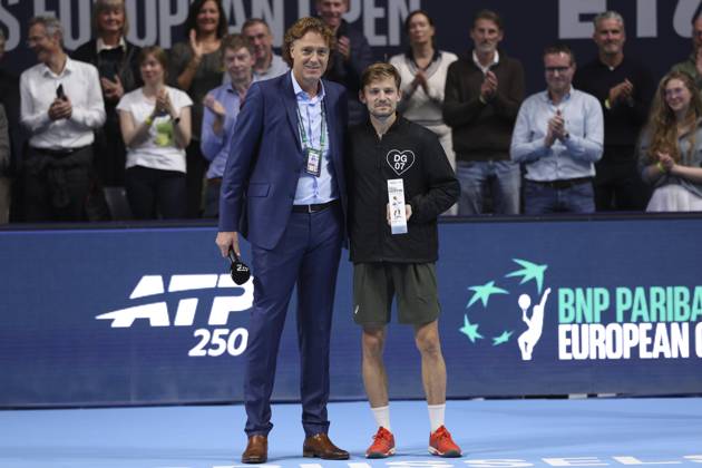 Goffin v Michelsen BNP Paribas Fortis European Open Tennis - 22 10 2026 BRUSSELS, BELGIUM - OCTOBER 22 : Last match and end of career for David Goffin (BEL) during the BNP Paribas Fortis European Open Round of 16 pictured on October 22, 2026 in Brussels, Belgium, 22 10 2026 Brussels Belgium  Copyright: xXpix