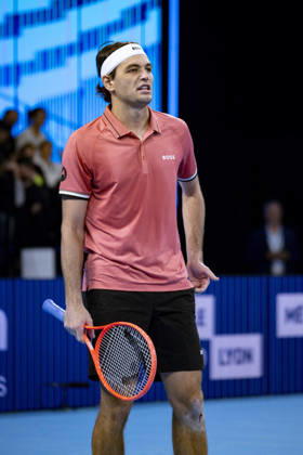TENNIS : ATP, Tennis Herren 250 - Grand Prix Tennis AURA - Decines (France) 22 10 2026 Pierre-Hugues Herbert (FRA) vs Taylor Fritz (USA) during the tournament of the Auvergne Rhône-Alpes Grand Prix at the LDLC Arena in Décines on October 22, 2026. Photo Sandrine Thesillat PsNewZ  Copyright: xSandrinexTHESILLATx