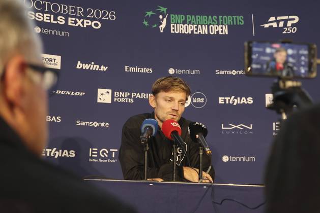 Goffin v Michelsen BNP Paribas Fortis European Open Tennis - 22 10 2026 BRUSSELS, BELGIUM - OCTOBER 22 : Last single match and end of career for David Goffin (BEL) during the BNP Paribas Fortis European Open Round of 16 pictured on October 22, 2026 in Brussels, Belgium, 22 10 2026 Brussels Belgium Copyright: xXpix