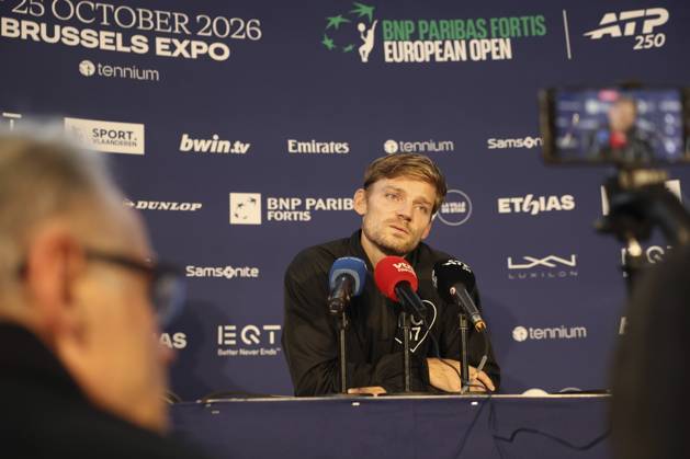Goffin v Michelsen BNP Paribas Fortis European Open Tennis - 22 10 2026 BRUSSELS, BELGIUM - OCTOBER 22 : Last single match and end of career for David Goffin (BEL) during the BNP Paribas Fortis European Open Round of 16 pictured on October 22, 2026 in Brussels, Belgium, 22 10 2026 Brussels Belgium Copyright: xXpix