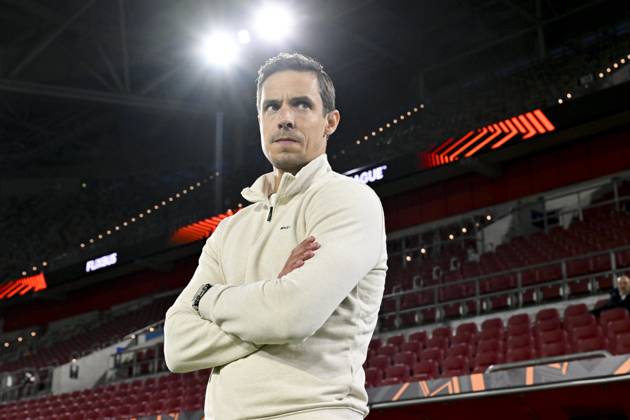 Royale Union Saint-Gilloise v Hapoel Beer-Sheva FC - UEFA Europa League DUSSELDORF, GERMANY - OCTOBER 22 : Hubert David head coach of Royale Union Saint-Gilloise during the UEFA Europa League 2026 27 League Phase matchday 3 match between Royale Union Saint-Gilloise and Hapoel Beer-Sheva FC on October 22, 2026 in Dusseldorf, Germany, 22 10 2026 Dusseldorf Germany  Copyright: xDhax