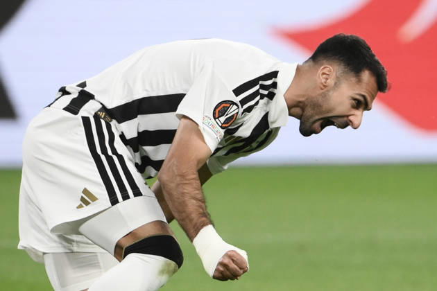Juventus v Rennes - UEFA Europa League TURIN, ITALY, OCTOBER 22: Juventus Zeki Celik celebrates after scoring his team s first goal during the UEFA Europa League week 3 football match between Juventus and Rennes at the Juventus Stadium in Turin Italy, on October 22, 2026. Isabella Bonotto Anadolu Turin Italy. Editorial use only. Please get in touch for any other usage.  Copyright: x2026xAnadoluxIsabellaxBonottox