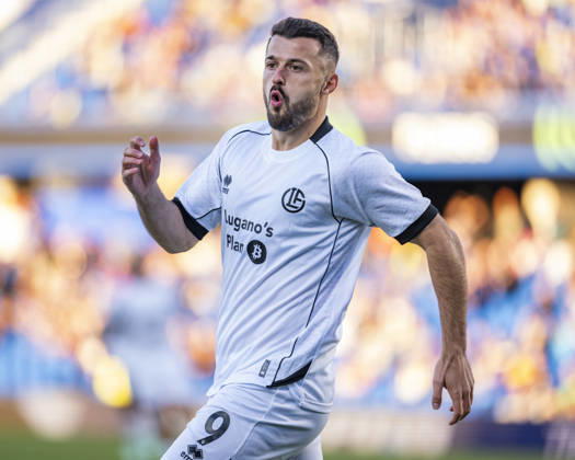 Getafe CF v FC Lugano - UEFA Conference League 2026 27 League Phase MD2 GETAFE, SPAIN - OCTOBER 22: Albian Ajeti of FC Lugano celebrates his goal during the UEFA Conference League 2026 27 League Phase MD2 match between Getafe CF and FC Lugano at Estadio Coliseum on October 22, 2026 in Getafe, Spain. Madrid Estadio Coliseum Madrid Spain Copyright: xAlbertoxGardinx AGardin_20261022_Get_Lug_0021