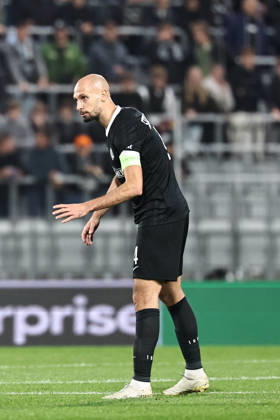 SOCCER - UEFA EL, Sturm vs Marseille GRAZ,AUSTRIA,22.OCT.26 - SOCCER - UEFA Europa League, SK Sturm Graz vs Olympique de Marseille. Image shows Jon Gorenc Stankovic (Sturm).  GEPAxpictures xChrisxBauer