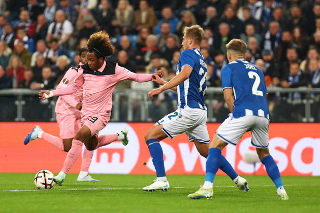 POZNAN 22.10.2026 MECZ 3. KOLEJKA LIGA EUROPY SEZON 2026 27: LECH POZNAN - SUNDERLAND AFC --- UEFA EUROPA LEAGUE MATCHDAY 3 LEAGUE PHASE SEASON 2026 27: LECH POZNAN - SUNDERLAND AFC NZ MALICK FOFANA MATEUSZ SKRZYPCZAK JOEL PEREIRA FOT. PATRYK PINDRAL 400MM.PL NEWSPIX.PL --- newspix.pl 
