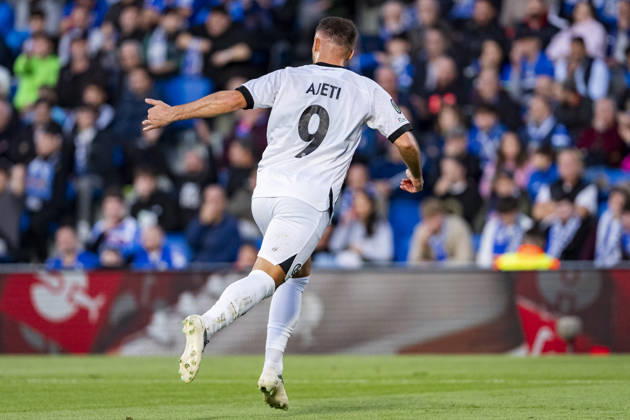 Getafe CF v FC Lugano - UEFA Conference League 2026 27 League Phase MD2 GETAFE, SPAIN - OCTOBER 22: Albian Ajeti of FC Lugano celebrates his goal during the UEFA Conference League 2026 27 League Phase MD2 match between Getafe CF and FC Lugano at Estadio Coliseum on October 22, 2026 in Getafe, Spain. Madrid Estadio Coliseum Madrid Spain Copyright: xAlbertoxGardinx AGardin_20261022_Get_Lug_0060