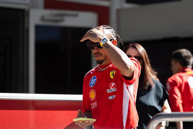 F1 - UNITED STATES GRAND PRIX 2026 HAMILTON Lewis (gbr), Scuderia Ferrari SF-26, portrait during the 2026 Formula 1 United States Grand Prix, 18th round of the 2026 Formula One World Championship, WM, Weltmeisterschaft from October 23 to 25, 2026 on the Circuit of the America, in Austin, Texas, United States of America - AustinUnited States  Copyright: xAndrÃ xFerreirax