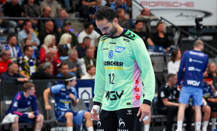 22.10.2026, Deutschland, Stuttgart, Opel HBL, Bundesliga 2026 2027, TVB Stuttgart vs. SG BBM Bietigheim, Mohamed Essam Moustafa El-Tayar (TVB)