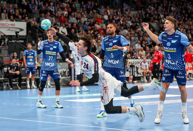 22.10.2026, Deutschland, Stuttgart, Opel HBL, Bundesliga 2026 2027, TVB Stuttgart vs. SG BBM Bietigheim, Maxim Orlov (BBM)