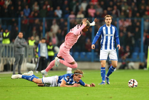 POZNAN 22.10.2026 MECZ 3. KOLEJKA LIGA EUROPY SEZON 2026 27: LECH POZNAN - SUNDERLAND AFC --- UEFA EUROPA LEAGUE MATCHDAY 3 LEAGUE PHASE SEASON 2026 27: LECH POZNAN - SUNDERLAND AFC NZ NILSON ANGULO ANTONI KOZUBAL DANIEL HAKANS FOT. PATRYK PINDRAL 400MM.PL NEWSPIX.PL --- newspix.pl 