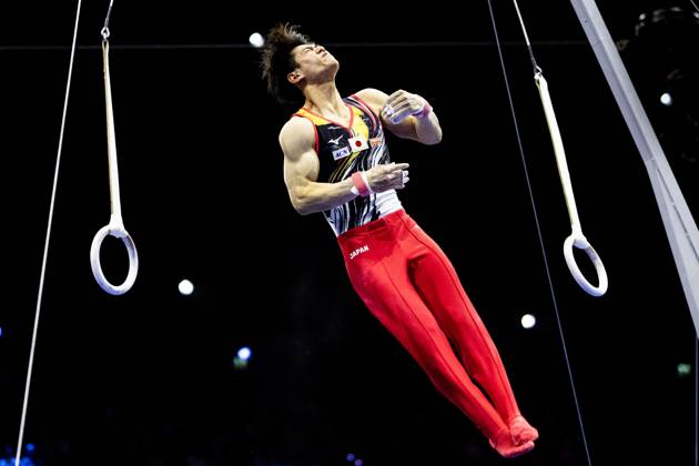 ROTTERDAM - Daiki Hashimoto (JPN) during the All-Around final at the World Gymnastics Championships in Rotterdam Ahoy. IRIS VAN DEN BROEK ANP xVIxANPxSportx xxANPxIVx 573290358 originalFilename: 573290358.jpg