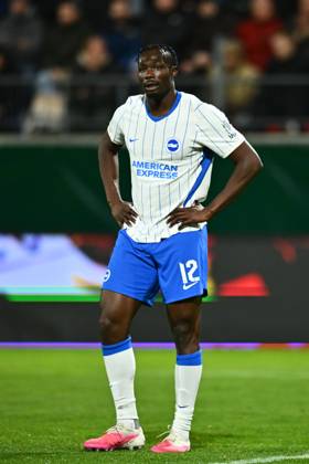 Football Conference League 2nd round match FK Jablonec vs Brighton in Jablonec nad Nisou, Czech Republic, October 22, 2026. Promise David of Brighton. (CTKxPhoto RadekxPetrasek) CTKPhotoP2026102208991  CTKPhotoP2026102208991