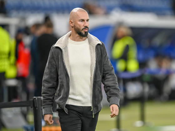 Trainer Christian Ilzner (TSG 1899 Hoffenheim) Looks on during the UEFA Europa League 2026 27 League Phase match between TSG 1899 Hoffenheim and Olympique Lyonnais at Rhein-Neckar-Arena on October 22, 2026 in Sinsheim, Germany. (Photo by Harry Langer DeFodi Images) -
