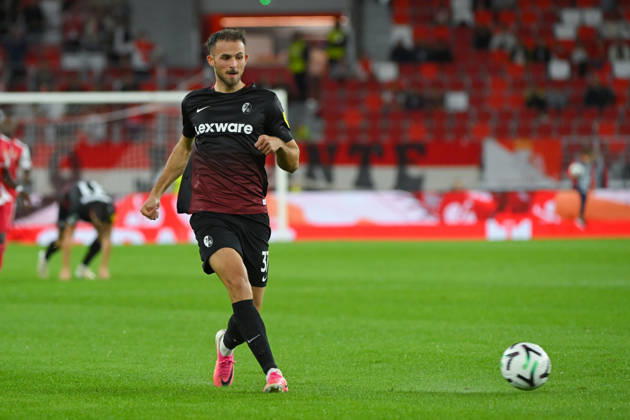 FOOTBALL : AS Monaco VS SC Freiburg - UEFA Conference League - 22 10 2026 Max Rosenfelder (SC Freiburg) - UEFA Conference League match between AS Monaco and SC Freiburg on October 22, 2026 at the Louis II Stadium in Monaco. MonacoMonaco Copyright: xWilliamxCannarellax