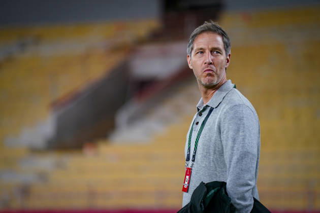 Fussball UEFA Conference League 2026 - 2027, 2. Spieltag - AS Monaco vs SC Freiburg - Stadion Louis II (Monaco): Jochen Saier (Vorstand SC Freiburg) Mimik, Gesichtsausdruck, Emotion Copyright: xJOERANxSTEINSIEKx