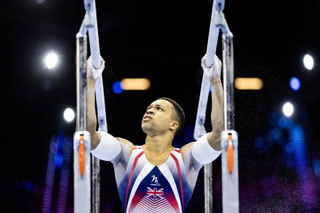 ROTTERDAM - Joe Fraser (GBR) during the All-Around final at the World Gymnastics Championships in Rotterdam Ahoy. IRIS VAN DEN BROEK ANP xVIxANPxSportx xxANPxIVx 573292516 originalFilename: 573292516.jpg