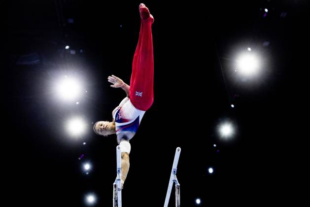 ROTTERDAM - Joe Fraser (GBR) during the All-Around final at the World Gymnastics Championships in Rotterdam Ahoy. IRIS VAN DEN BROEK ANP xVIxANPxSportx xxANPxIVx 573292525 originalFilename: 573292525.jpg
