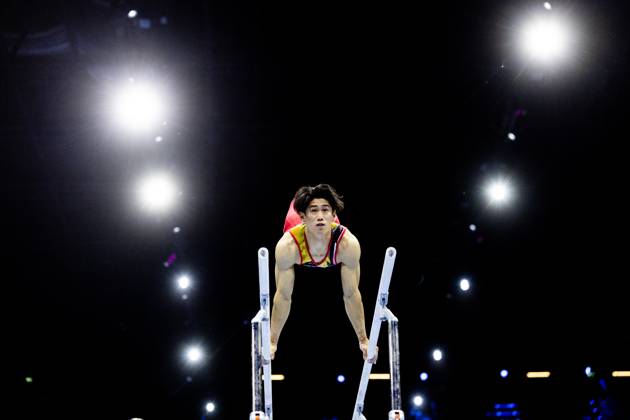 ROTTERDAM - Daiki Hashimoto (JPN) during the All-Around final at the World Gymnastics Championships in Rotterdam Ahoy. IRIS VAN DEN BROEK ANP xVIxANPxSportx xxANPxIVx 573292851 originalFilename: 573292851