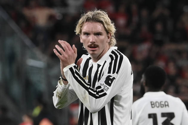 Juventus v Rennes - UEFA Europa League TURIN, ITALY - OCTOBER 22: Nick Woltemade of Juventus greets the fans after the UEFA Europa League week 3 football match between Juventus and Rennes at the Juventus Stadium in Turin Italy, on October 22, 2026. Isabella Bonotto Anadolu Turin Italy. Editorial use only. Please get in touch for any other usage.  Copyright: x2026xAnadoluxIsabellaxBonottox