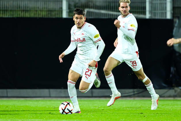 SOCCER - UEFA EL, Celje vs RBS CELJE,SLOVENIA,22.OCT.26 - SOCCER - UEFA Europa League, NK Celje vs Red Bull Salzburg. Image shows Damir Redzic (Salzburg).  GEPAxpictures xJamesxDoak