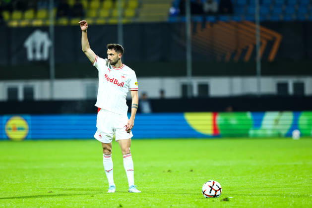 SOCCER - UEFA EL, Celje vs RBS CELJE,SLOVENIA,22.OCT.26 - SOCCER - UEFA Europa League, NK Celje vs Red Bull Salzburg. Image shows Dominik Schmid (Salzburg).  GEPAxpictures xJamesxDoak