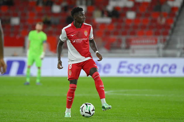 FOOTBALL : AS Monaco VS SC Freiburg - UEFA Conference League - 22 10 2026 Lamine Camara (ASM) - UEFA Conference League match between AS Monaco and SC Freiburg on October 22, 2026 at the Louis II Stadium in Monaco. MonacoMonaco Copyright: xWilliamxCannarellax