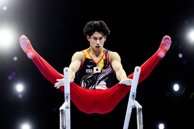 ROTTERDAM - Daiki Hashimoto (JPN) during the All-Around final at the World Gymnastics Championships in Rotterdam Ahoy. IRIS VAN DEN BROEK ANP xVIxANPxSportx xxANPxIVx 573294357 originalFilename: 573294357