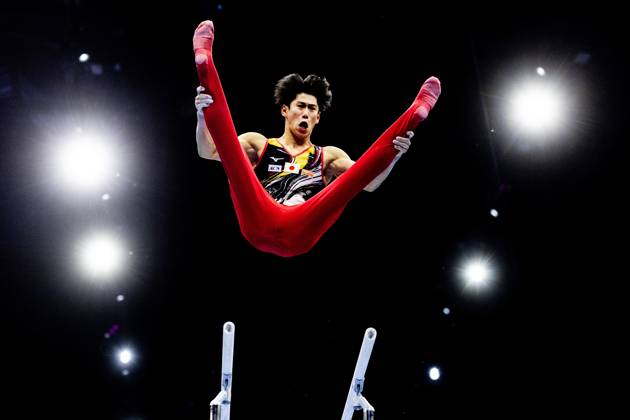 ROTTERDAM - Daiki Hashimoto (JPN) during the All-Around final at the World Gymnastics Championships in Rotterdam Ahoy. IRIS VAN DEN BROEK ANP xVIxANPxSportx xxANPxIVx 573294361 originalFilename: 573294361