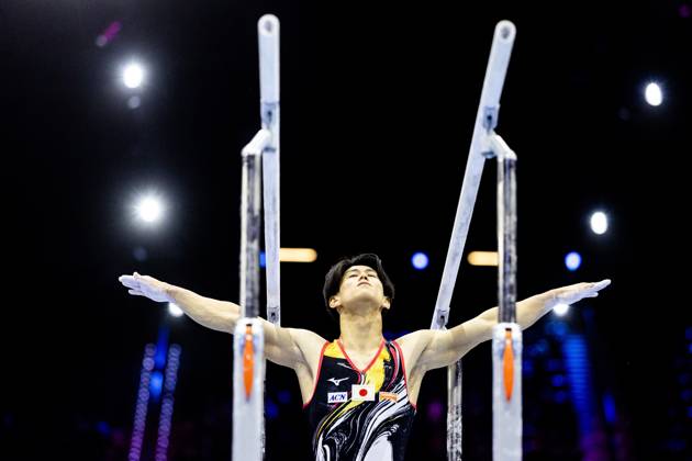 ROTTERDAM - Daiki Hashimoto (JPN) during the All-Around final at the World Gymnastics Championships in Rotterdam Ahoy. IRIS VAN DEN BROEK ANP xVIxANPxSportx xxANPxIVx 573294412 originalFilename: 573294412