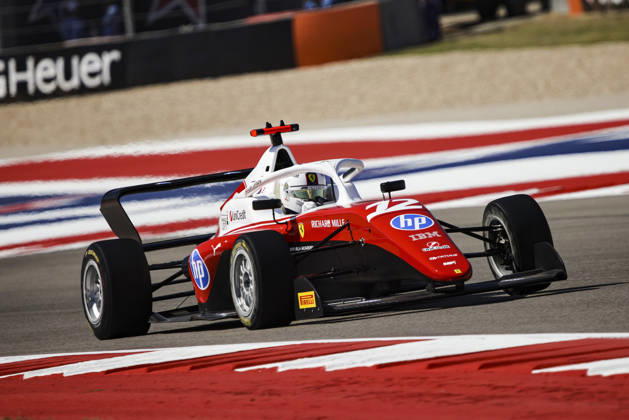 AUTO - F1 ACADEMY 2026 - AUSTIN 12 LARSEN Alba (dnk), MP Motorsport supported by Ferrari, Tatuus F4-T421, action during the 5th round of the 2026 F1 Academy from October 23 to 25, 2026 on the Circuit of the America, in Austin, Texas, United States of America - AustinUnited States Copyright: xXavixBonillax