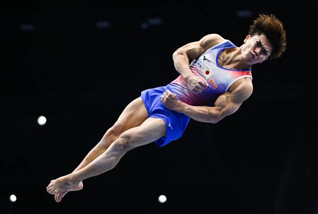 Netherlands Artistic Gymnastics World Championships 9270850 22.10.2026 Japan s Shinnosuke Oka competes on the vault during the men s team final at the 2026 World Artistic Gymnastics Championships in Rotterdam, the Netherlands. Alexey Filippov Sputnik Rotterdam Netherlands  Copyright: xAlexeyxFilippovx