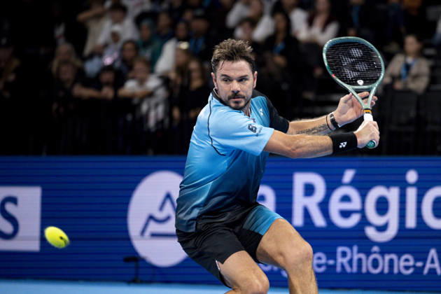 TENNIS : ATP, Tennis Herren 250 - Grand Prix Tennis AURA - Decines (France) 22 10 2026 Flavio Cobolli (ITA) vs Stan Wawrinka (SUI) during the tournament of the Auvergne Rhône-Alpes Grand Prix at the LDLC Arena in Décines on October 22, 2026. Photo Sandrine Thesillat PsNewZ  Copyright: xSandrinexTHESILLATx