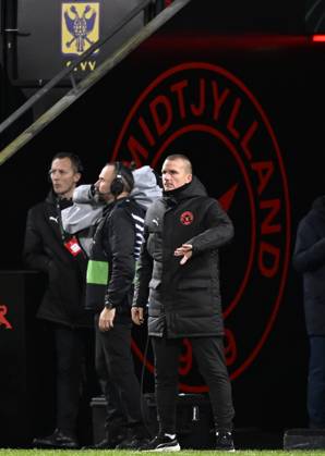 FC Midtjylland v Sint-Truidense VV - UEFA Conference League HERNING, DENMARK - OCTOBER 22 : Tullberg Mike head coach of Midtjylland during the UEFA Conference League 2026 27 League Phase matchday 2 match between FC Midtjylland and Sint-Truidense VV on October 22, 2026 in Herning, Denmark, 22 10 2026 Herning Denmark Copyright: xTomasxSiskx