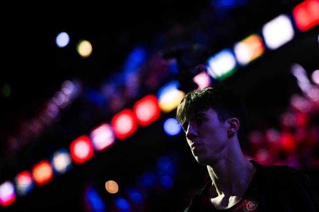 Netherlands Artistic Gymnastics World Championships 9270838 22.10.2026 Arsenii Dukhno of Team World Gymnastics Neutral Athletes 2 is seen during the men s team final at the 2026 World Artistic Gymnastics Championships in Rotterdam, the Netherlands. Alexey Filippov Sputnik Rotterdam Netherlands  Copyright: xAlexeyxFilippovx