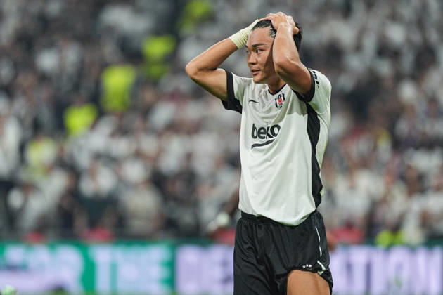Besiktas v Crystal Palace - UEFA Europa League ISTANBUL, TURKIYE - OCTOBER 22: Hyeon-gyu Oh of Besiktas gestures during the UEFA Europa League match between Besiktas and Crystal Palace at Tupras Stadium in Istanbul, Turkiye on October 22, 2026. Cemal Yurttas Anadolu Istanbul Turkey. Editorial use only. Please get in touch for any other usage.  Copyright: x2026xAnadoluxCemalxYurttasx