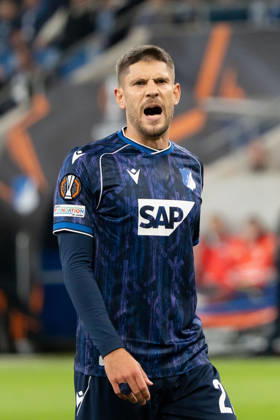 Andrej Kramaric (TSG Hoffenheim, 27) Geste, Mimik, Zeichen, GER, TSG 1899 Hoffenheim vs. Olympique Lyon, Fussball, Europa League, Spieltag 3, Spielzeit 2026 2027, 22.10.2026, GER, TSG 1899 Hoffenheim vs. Olympique Lyon, Fussball, Europa League, Spieltag 3, Spielzeit 2026 2027, 22.10.2026, Sinsheim Copyright: xEibner-Pressefoto EdwardxCheungx EP_ECG