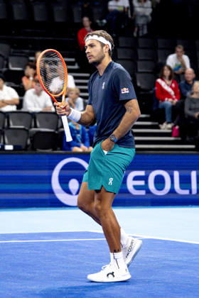 TENNIS : ATP, Tennis Herren 250 - Grand Prix Tennis AURA - Decines (France) 22 10 2026 Flavio Cobolli (ITA) vs Stan Wawrinka (SUI) during the tournament of the Auvergne Rhône-Alpes Grand Prix at the LDLC Arena in Décines on October 22, 2026. Photo Sandrine Thesillat PsNewZ Copyright: xSandrinexTHESILLATx